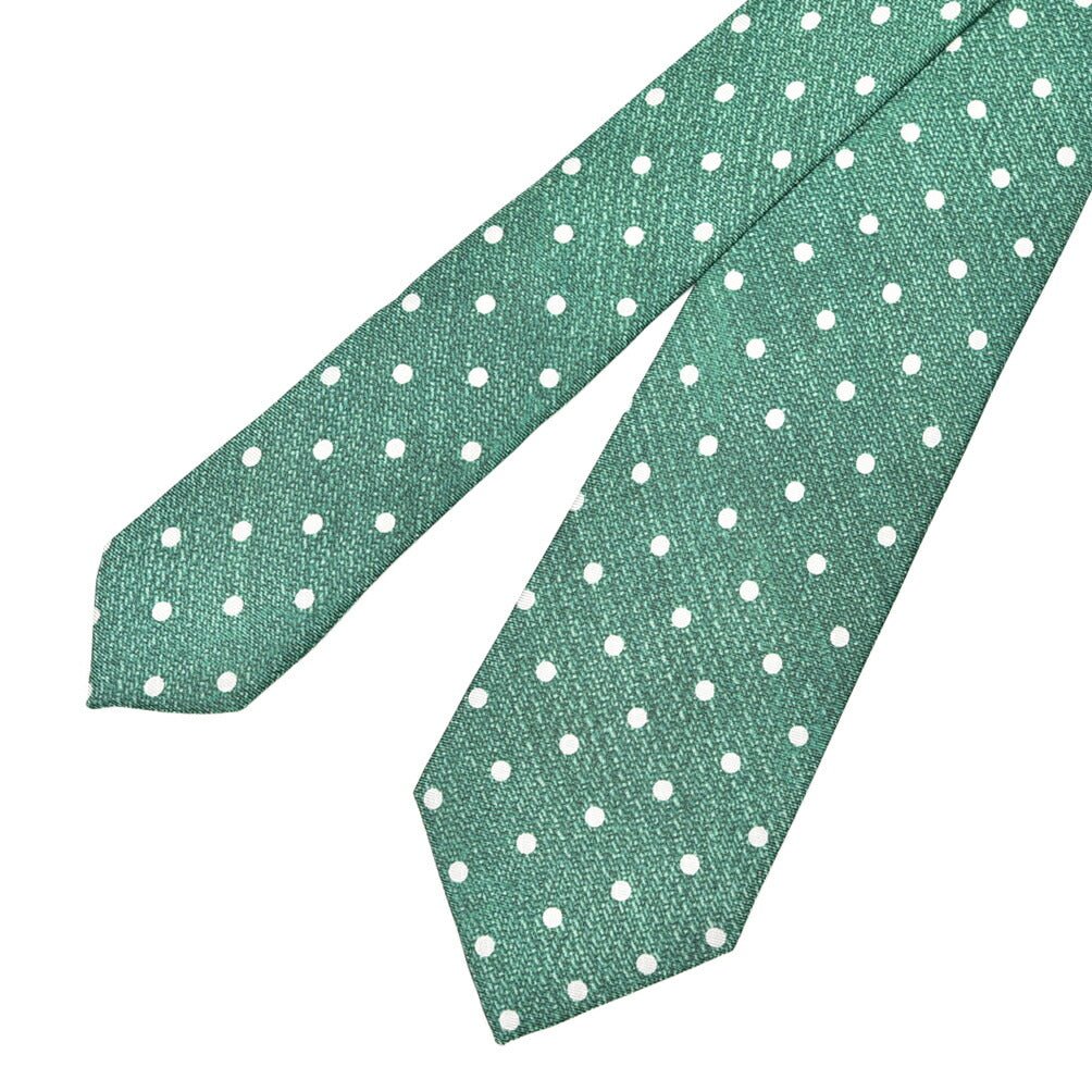 BARBA シルク100% ドット柄ネクタイ (セッテピエゲ)｜428392｜GUARDAROBA MILANO OFFICIAL STORE