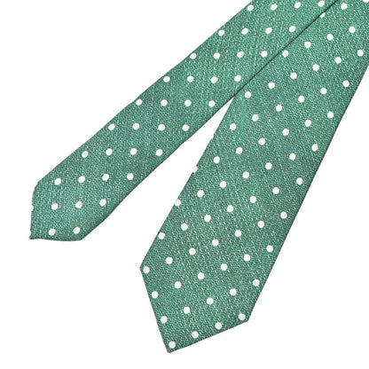 BARBA シルク100% ドット柄ネクタイ (セッテピエゲ)｜428392｜GUARDAROBA MILANO OFFICIAL STORE