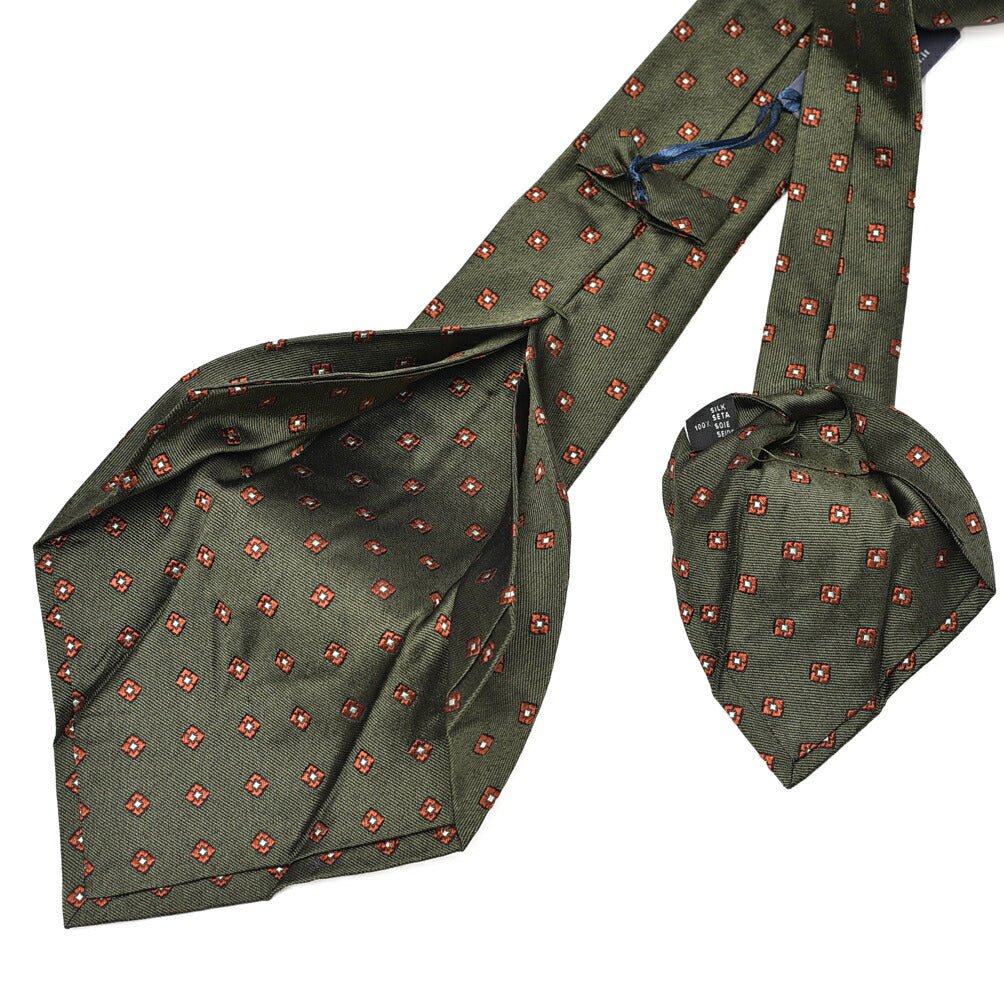 BARBA シルク100% 小紋柄ネクタイ (セッテピエゲ)｜428393｜GUARDAROBA MILANO OFFICIAL STORE