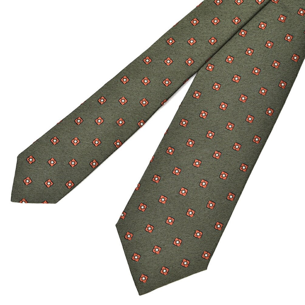 BARBA シルク100% 小紋柄ネクタイ (セッテピエゲ)｜428393｜GUARDAROBA MILANO OFFICIAL STORE