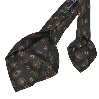 BARBA シルク100% ペイズリー柄ネクタイ (セッテピエゲ)｜428394｜GUARDAROBA MILANO OFFICIAL STORE