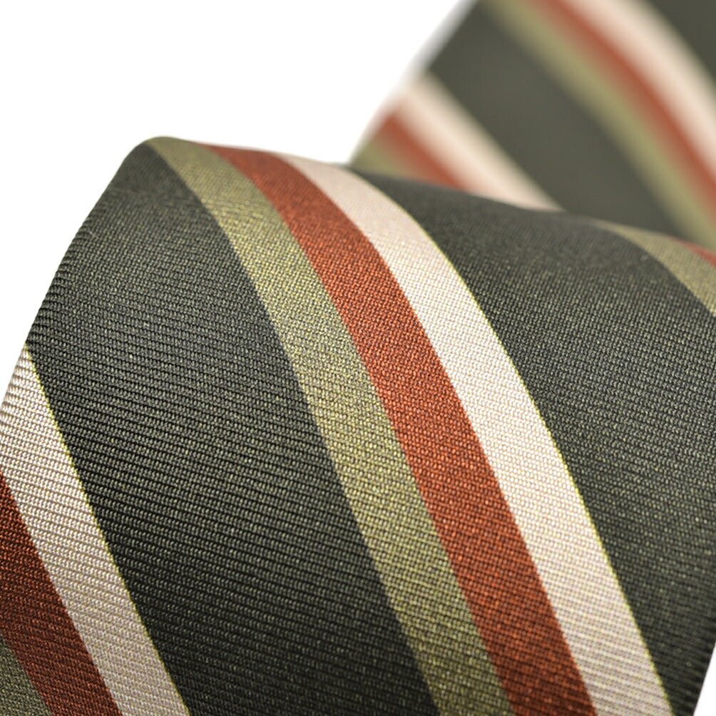 BARBA シルク100% レジメンタルネクタイ (セッテピエゲ)｜428395｜GUARDAROBA MILANO OFFICIAL STORE