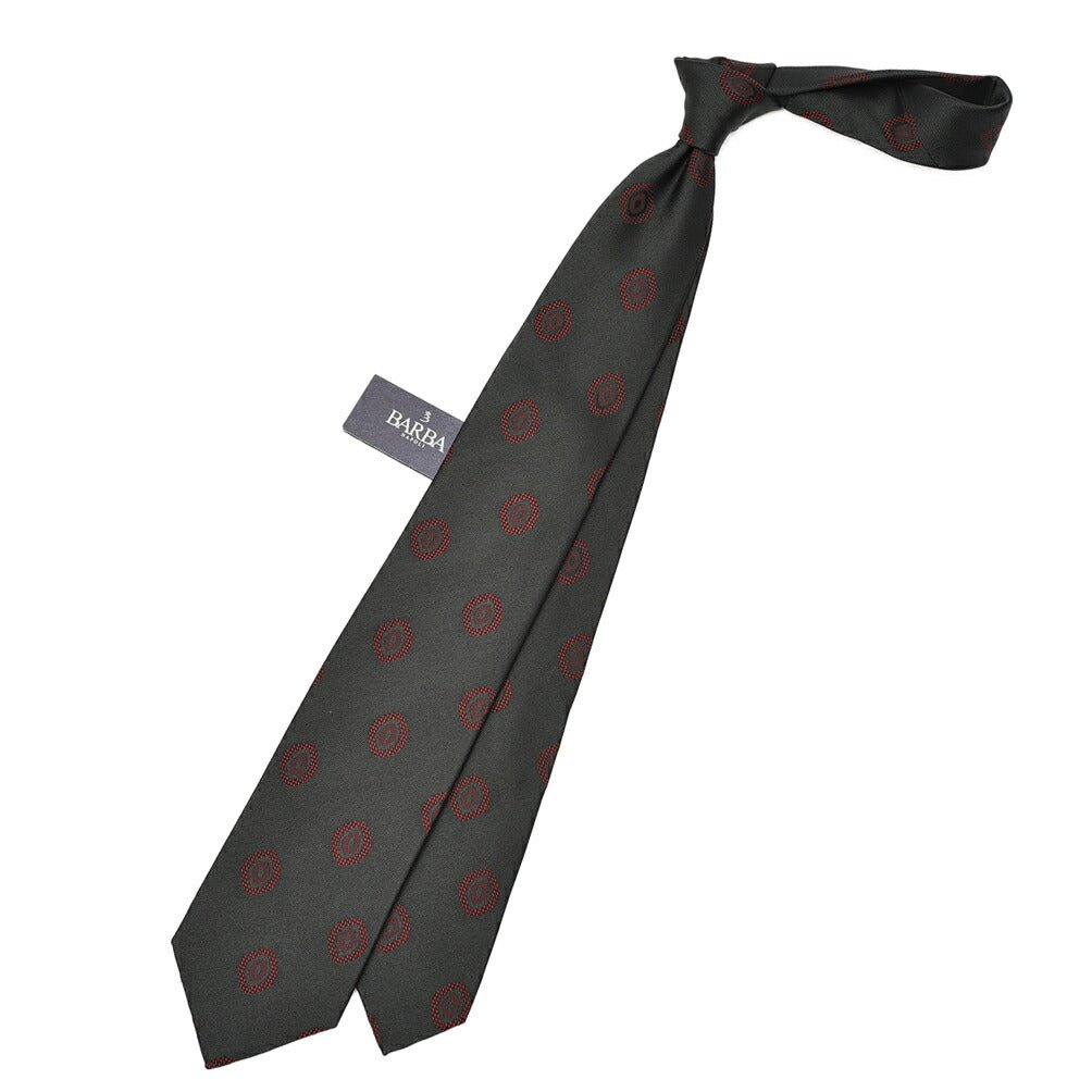 BARBA シルク100% 幾何柄ネクタイ (セッテピエゲ)｜428396｜GUARDAROBA MILANO OFFICIAL STORE