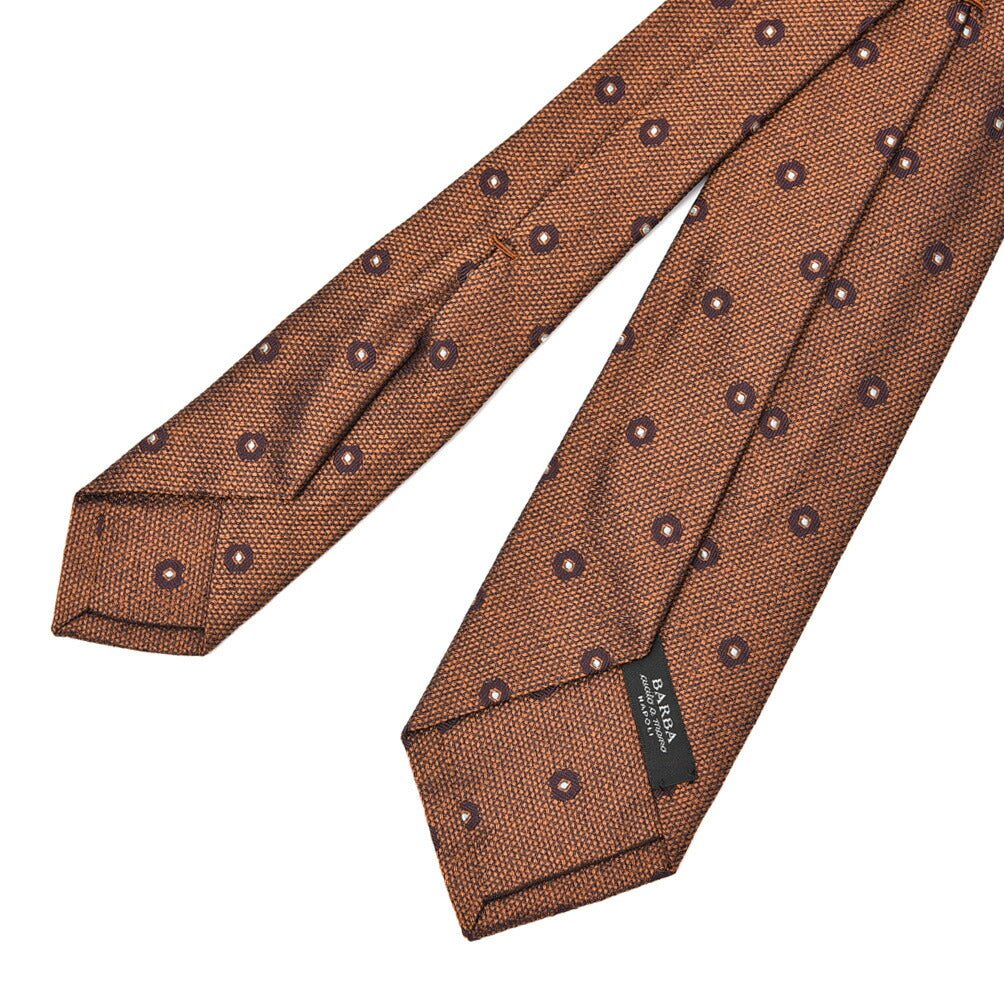 BARBA シルク100% 小紋柄ネクタイ (セッテピエゲ)｜428398｜GUARDAROBA MILANO OFFICIAL STORE