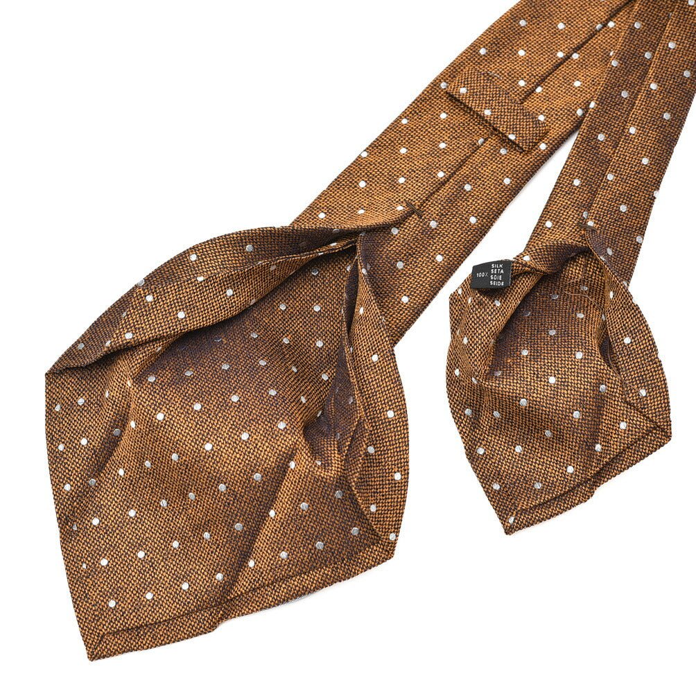 BARBA シルク100% ドット柄ネクタイ (セッテピエゲ)｜428399｜GUARDAROBA MILANO OFFICIAL STORE