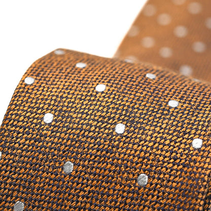 BARBA シルク100% ドット柄ネクタイ (セッテピエゲ)｜428399｜GUARDAROBA MILANO OFFICIAL STORE