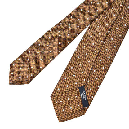 BARBA シルク100% ドット柄ネクタイ (セッテピエゲ)｜428399｜GUARDAROBA MILANO OFFICIAL STORE