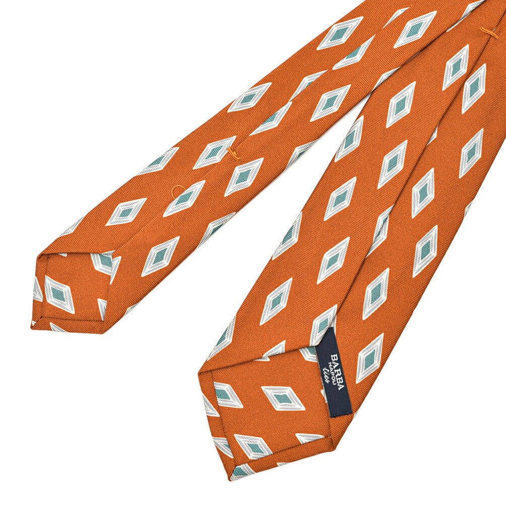 BARBA シルク100% 小紋柄ネクタイ (セッテピエゲ)｜428400｜GUARDAROBA MILANO OFFICIAL STORE