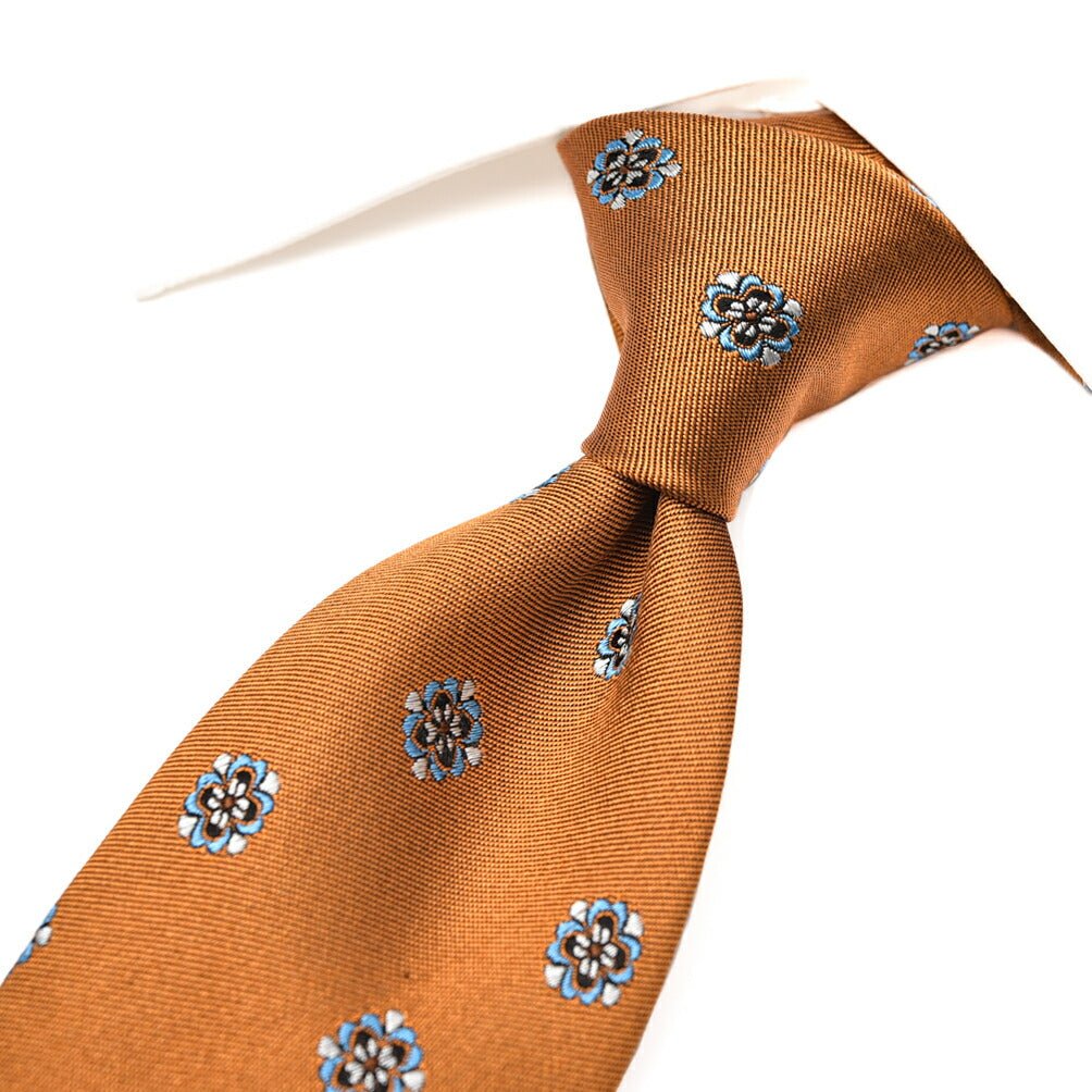 BARBA シルク100% 小紋柄ネクタイ (セッテピエゲ)｜428401｜GUARDAROBA MILANO OFFICIAL STORE