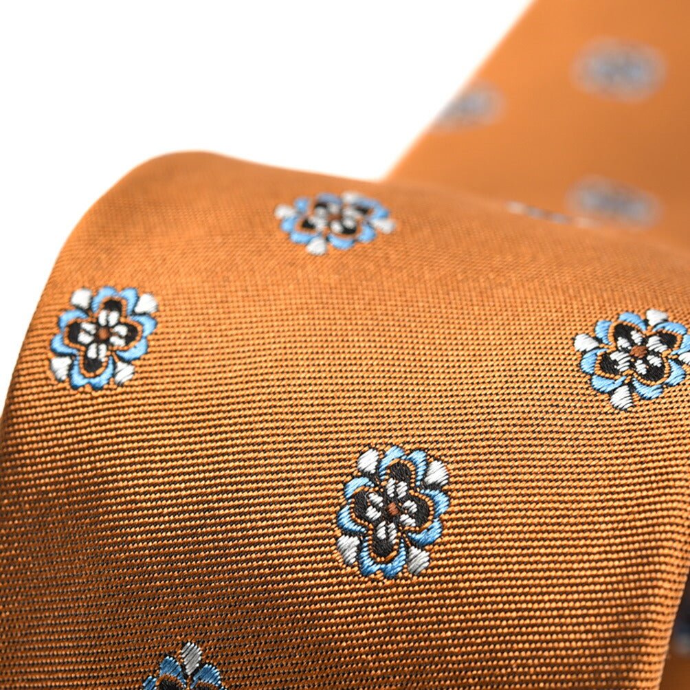 BARBA シルク100% 小紋柄ネクタイ (セッテピエゲ)｜428401｜GUARDAROBA MILANO OFFICIAL STORE