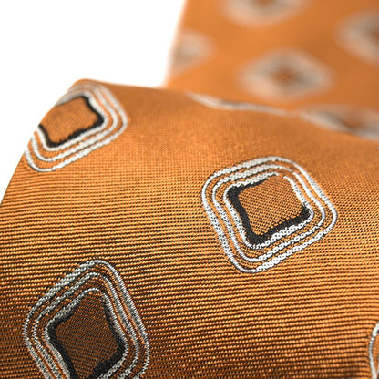 BARBA シルク100% 幾何柄ネクタイ (セッテピエゲ)｜428402｜GUARDAROBA MILANO OFFICIAL STORE