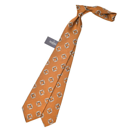 BARBA シルク100% 幾何柄ネクタイ (セッテピエゲ)｜428402｜GUARDAROBA MILANO OFFICIAL STORE