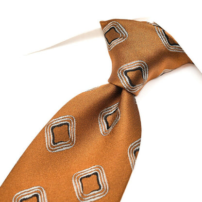 BARBA シルク100% 幾何柄ネクタイ (セッテピエゲ)｜428402｜GUARDAROBA MILANO OFFICIAL STORE