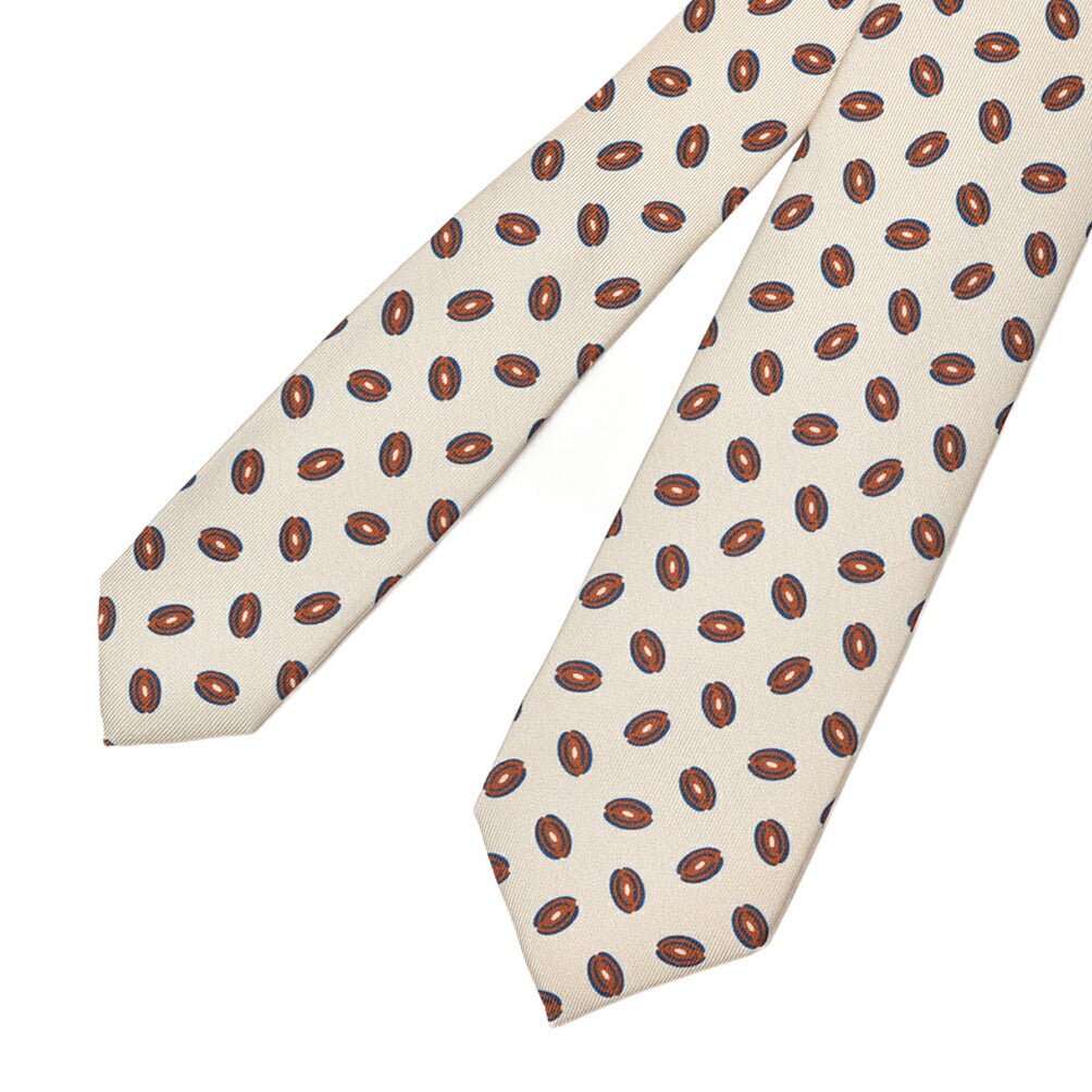 BARBA シルク100% 総柄ネクタイ (セッテピエゲ)｜428403｜GUARDAROBA MILANO OFFICIAL STORE