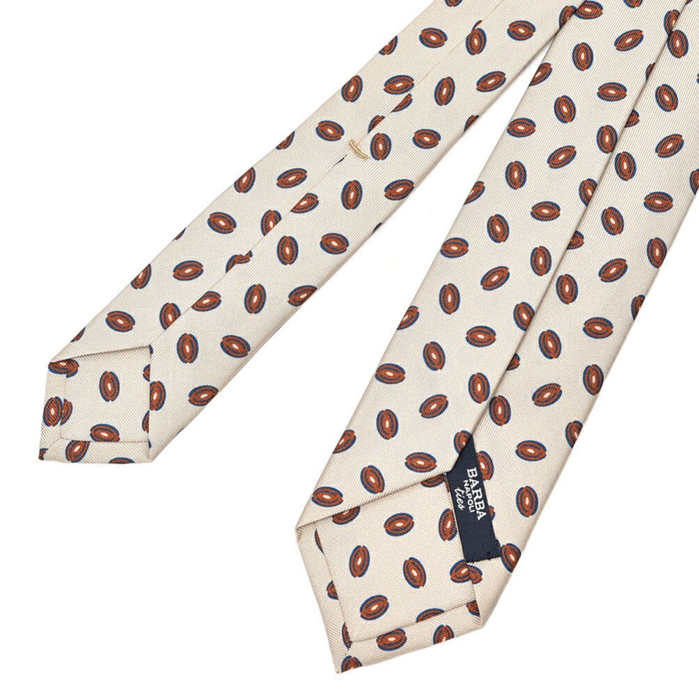BARBA シルク100% 総柄ネクタイ (セッテピエゲ)｜428403｜GUARDAROBA MILANO OFFICIAL STORE