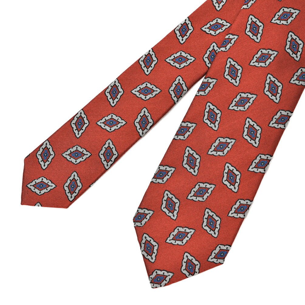 BARBA シルク100% 総柄ネクタイ (セッテピエゲ)｜428404｜GUARDAROBA MILANO OFFICIAL STORE