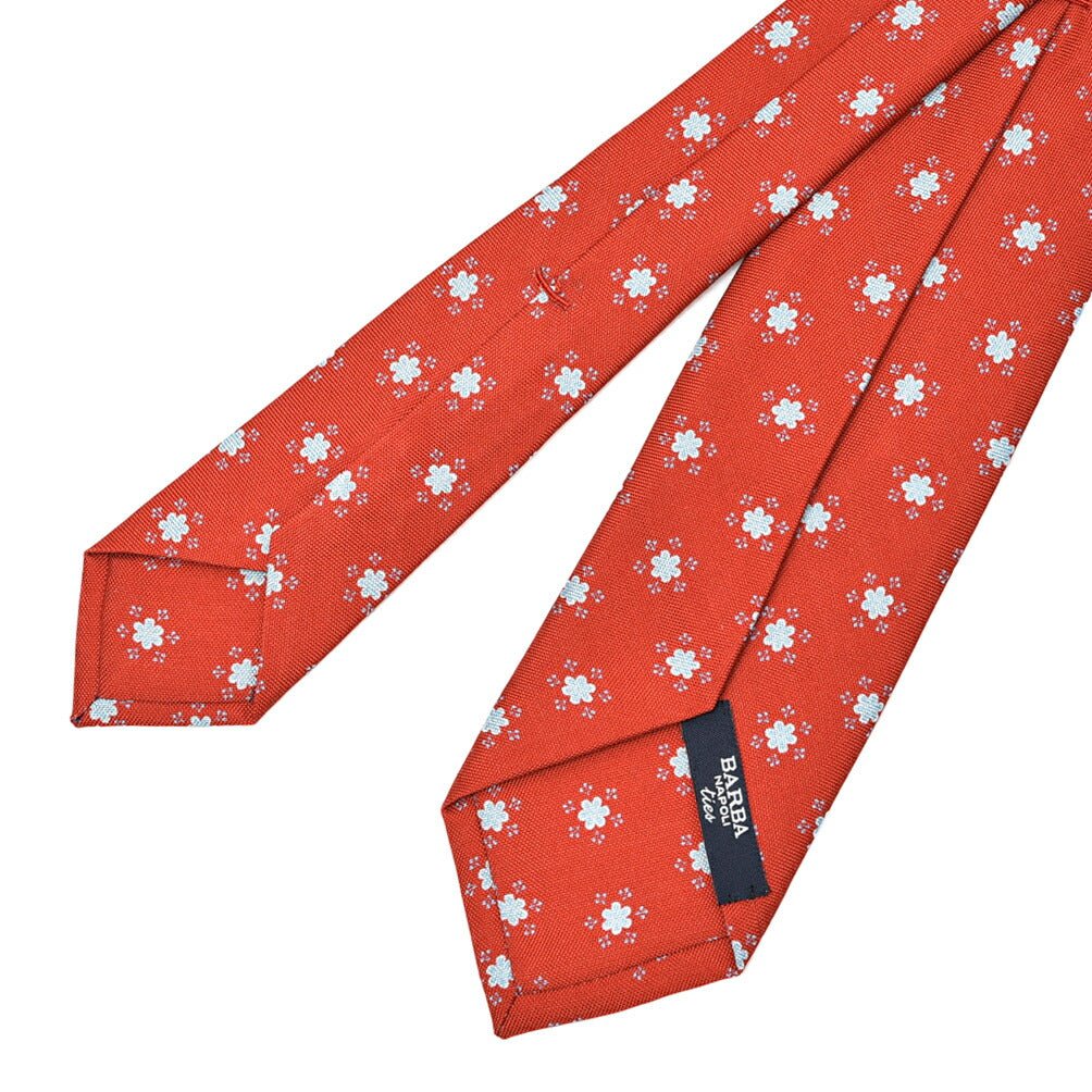 BARBA シルク100% 小紋柄ネクタイ (セッテピエゲ)｜428406｜GUARDAROBA MILANO OFFICIAL STORE