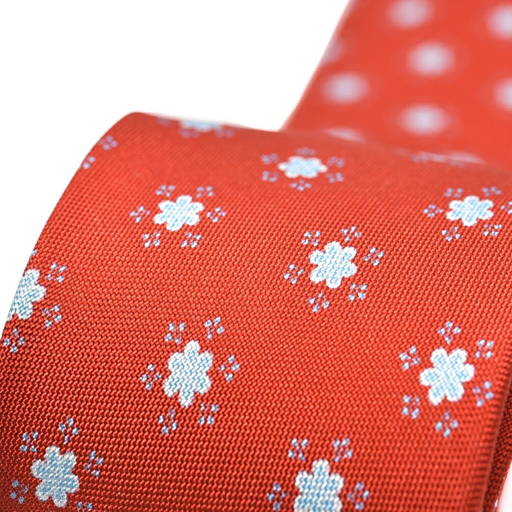 BARBA シルク100% 小紋柄ネクタイ (セッテピエゲ)｜428406｜GUARDAROBA MILANO OFFICIAL STORE