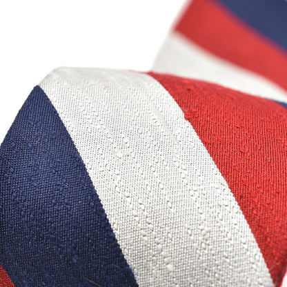 BARBA シルク100% トリコロールネクタイ (セッテピエゲ)｜428408｜GUARDAROBA MILANO OFFICIAL STORE