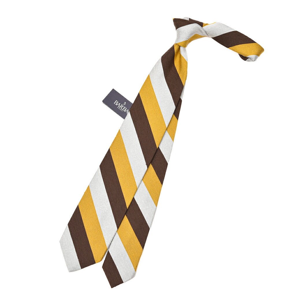 BARBA シルク100% レジメンタルネクタイ (セッテピエゲ)｜428411｜GUARDAROBA MILANO OFFICIAL STORE