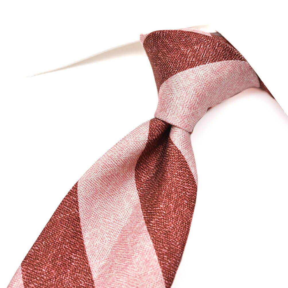 BARBA シルク100% レジメンタルネクタイ(セッテピエゲ)｜428412｜GUARDAROBA MILANO OFFICIAL STORE