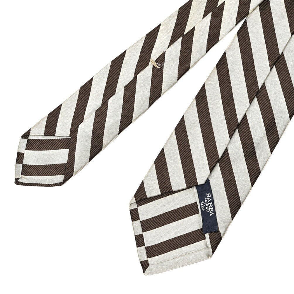 BARBA シルク100% レジメンタルネクタイ(セッテピエゲ)｜428413｜GUARDAROBA MILANO OFFICIAL STORE