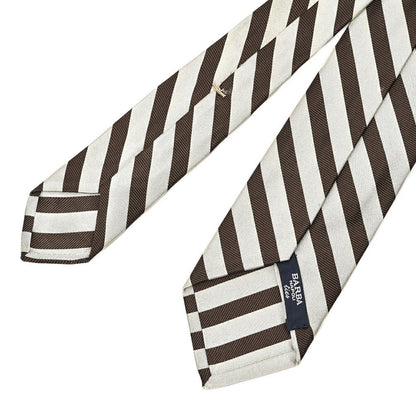 BARBA シルク100% レジメンタルネクタイ(セッテピエゲ)｜428413｜GUARDAROBA MILANO OFFICIAL STORE