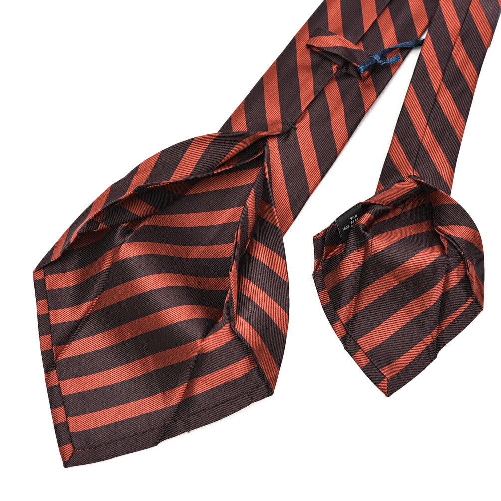 BARBA シルク100% レジメンタルネクタイ(セッテピエゲ)｜428415｜GUARDAROBA MILANO OFFICIAL STORE