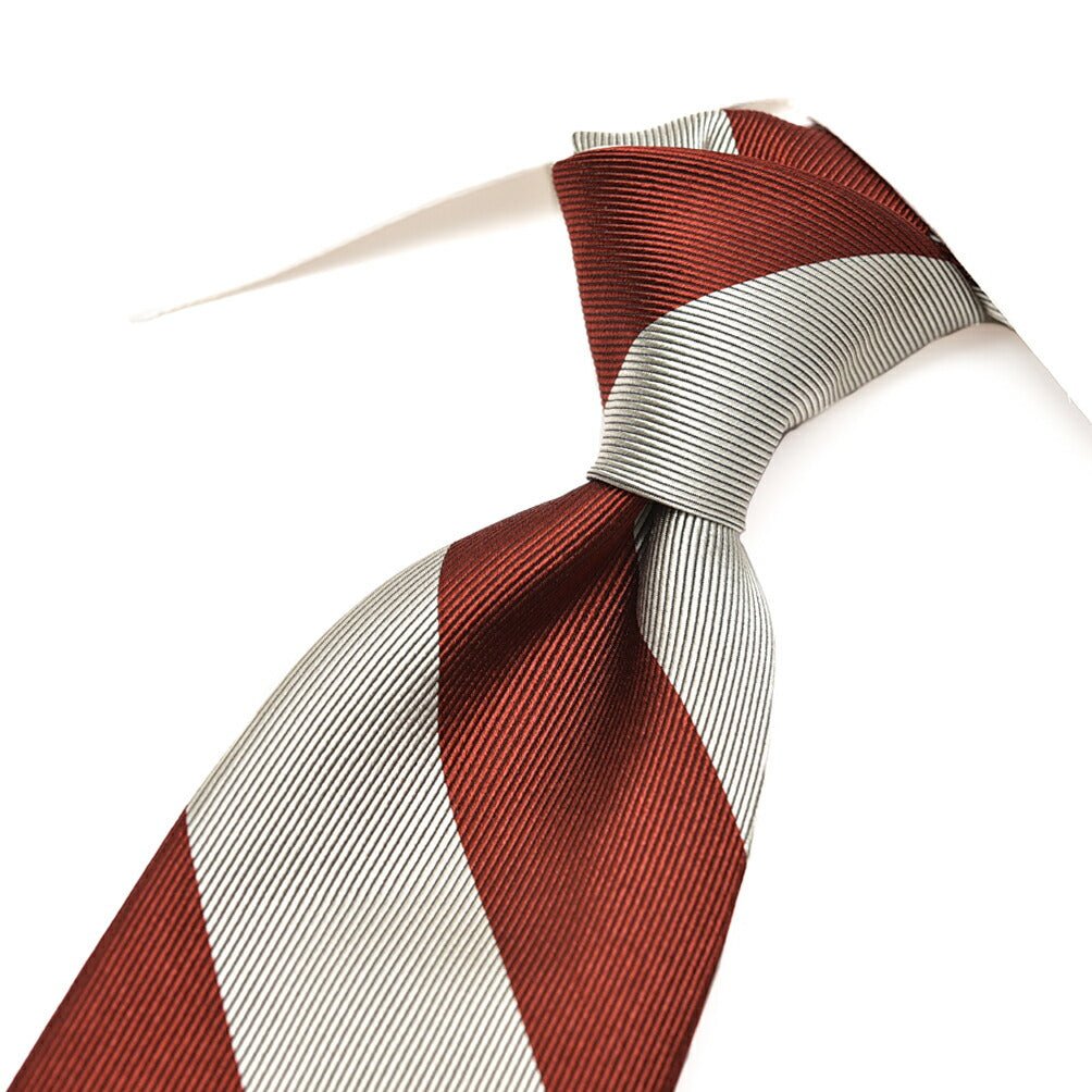 BARBA シルク100% レジメンタルネクタイ(セッテピエゲ)｜428416｜GUARDAROBA MILANO OFFICIAL STORE