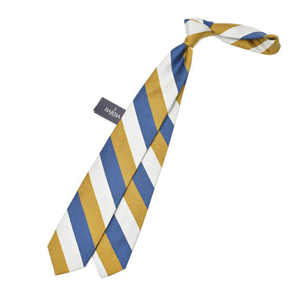 BARBA シルク100% レジメンタルネクタイ(セッテピエゲ)｜428417｜GUARDAROBA MILANO OFFICIAL STORE