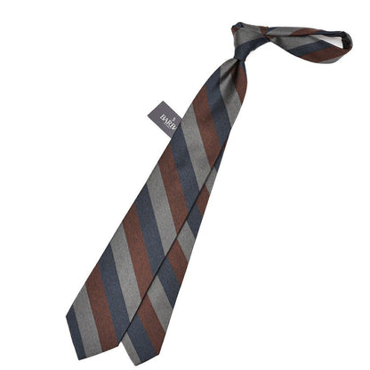 BARBA シルク100% レジメンタルネクタイ(セッテピエゲ)｜428420｜GUARDAROBA MILANO OFFICIAL STORE