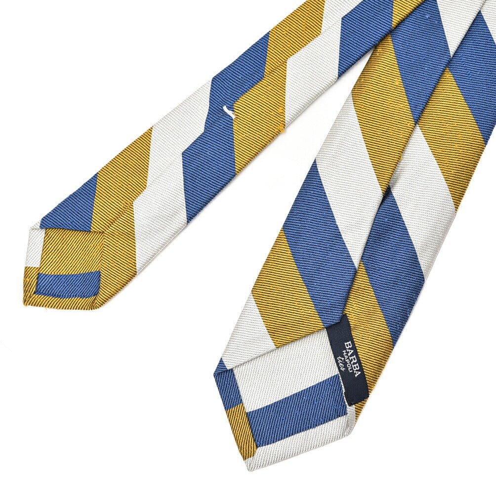 BARBA シルク100% レジメンタルネクタイ(セッテピエゲ)｜428421｜GUARDAROBA MILANO OFFICIAL STORE