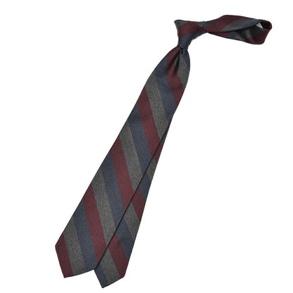 BARBA シルク100% レジメンタルネクタイ(セッテピエゲ)｜428422｜GUARDAROBA MILANO OFFICIAL STORE