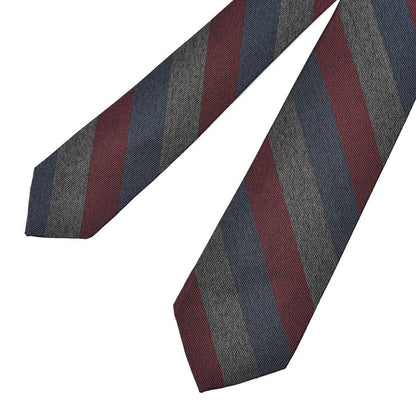 BARBA シルク100% レジメンタルネクタイ(セッテピエゲ)｜428422｜GUARDAROBA MILANO OFFICIAL STORE