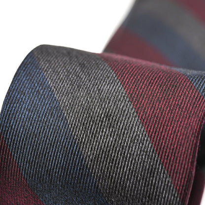 BARBA シルク100% レジメンタルネクタイ(セッテピエゲ)｜428422｜GUARDAROBA MILANO OFFICIAL STORE