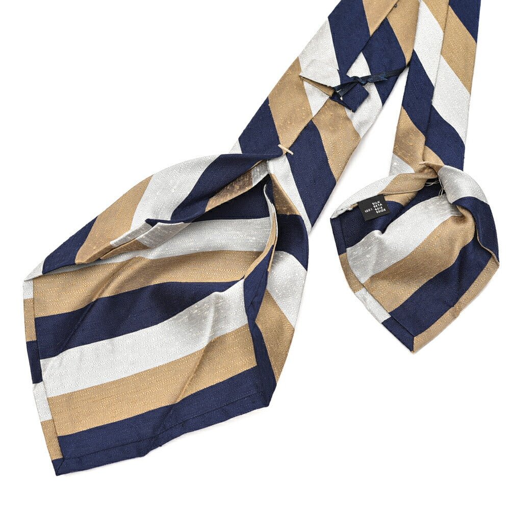 BARBA シルク100% レジメンタルネクタイ(セッテピエゲ)｜428423｜GUARDAROBA MILANO OFFICIAL STORE