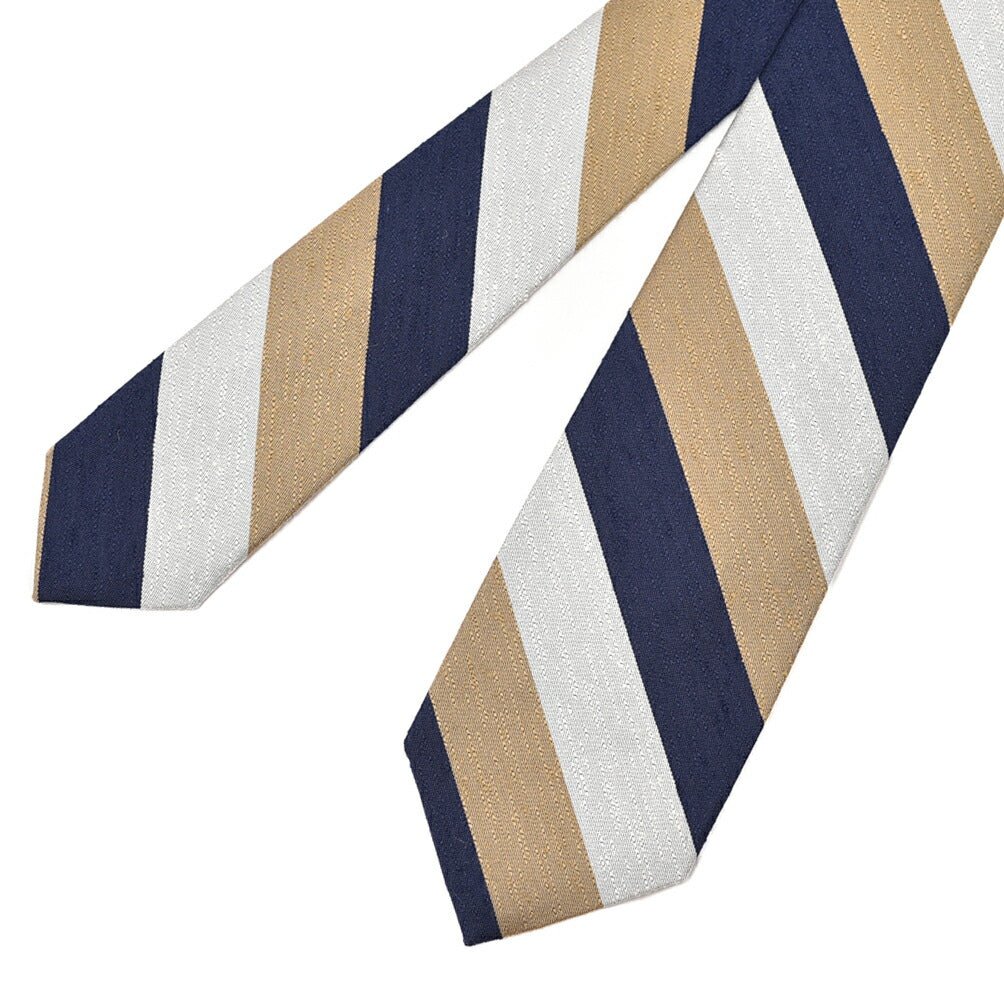 BARBA シルク100% レジメンタルネクタイ(セッテピエゲ)｜428423｜GUARDAROBA MILANO OFFICIAL STORE