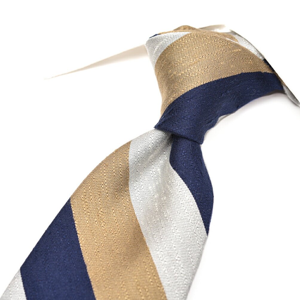 BARBA シルク100% レジメンタルネクタイ(セッテピエゲ)｜428423｜GUARDAROBA MILANO OFFICIAL STORE