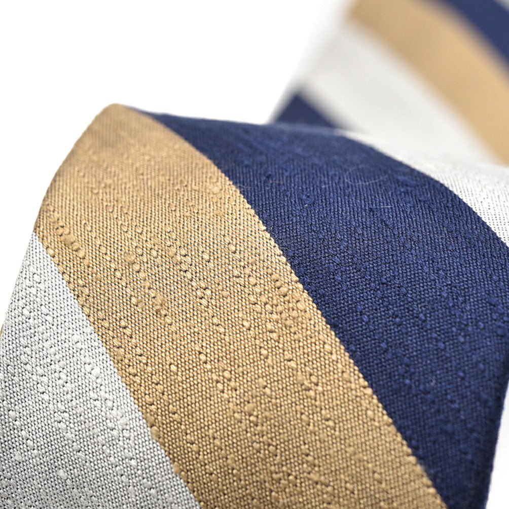 BARBA シルク100% レジメンタルネクタイ(セッテピエゲ)｜428423｜GUARDAROBA MILANO OFFICIAL STORE