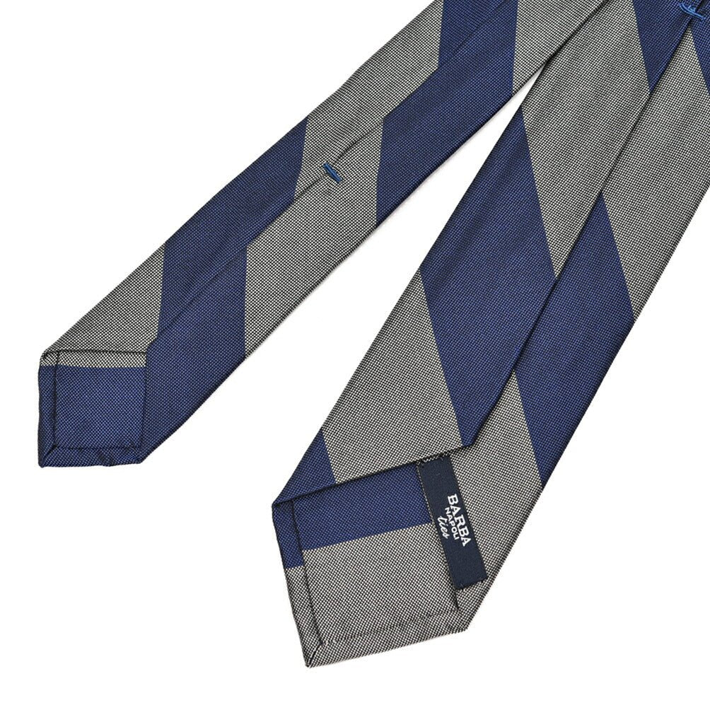 BARBA シルク100% レジメンタルネクタイ(セッテピエゲ)｜428427｜GUARDAROBA MILANO OFFICIAL STORE