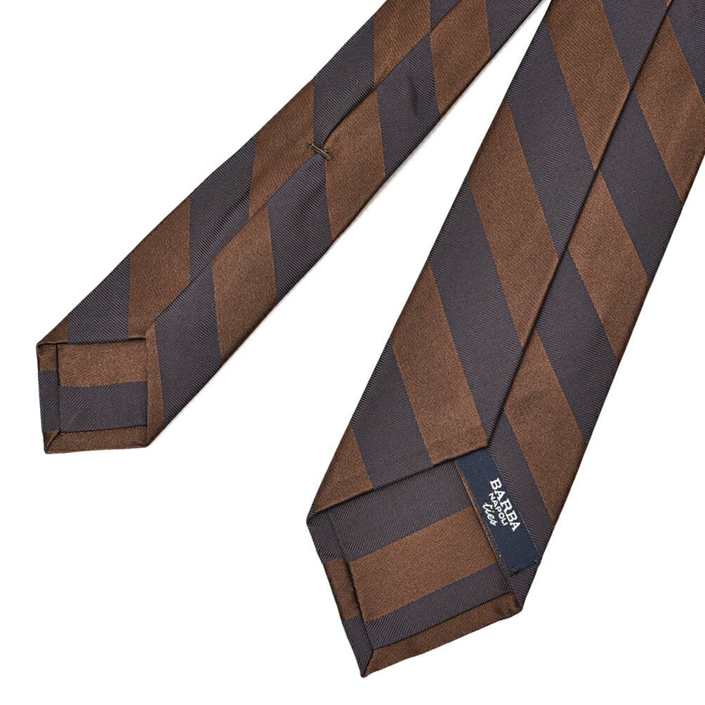 BARBA シルク100% レジメンタルネクタイ(セッテピエゲ)｜428430｜GUARDAROBA MILANO OFFICIAL STORE