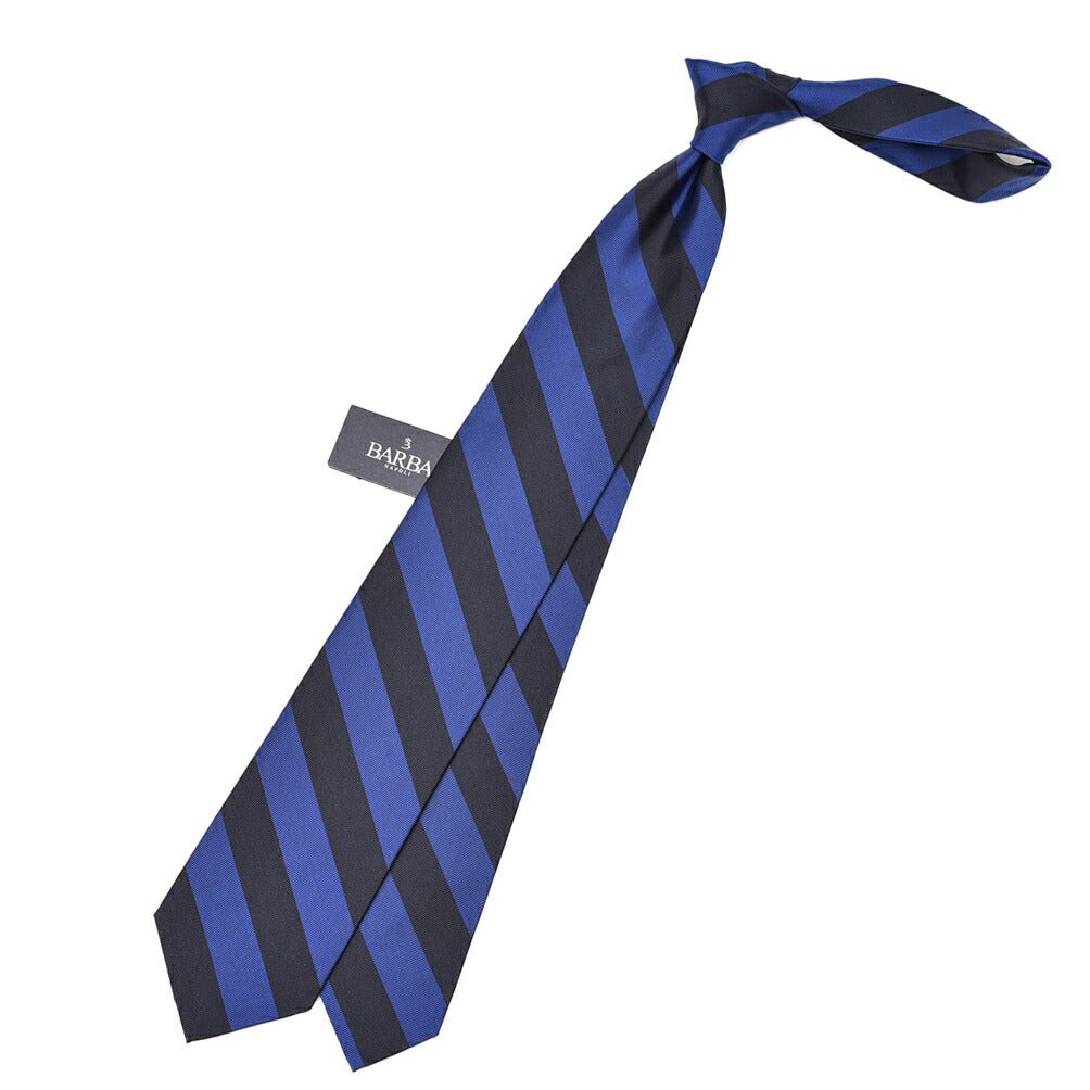 BARBA シルク100% レジメンタルネクタイ(セッテピエゲ)｜428431｜GUARDAROBA MILANO OFFICIAL STORE