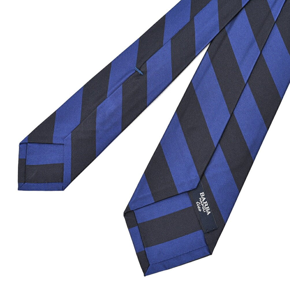 BARBA シルク100% レジメンタルネクタイ(セッテピエゲ)｜428431｜GUARDAROBA MILANO OFFICIAL STORE