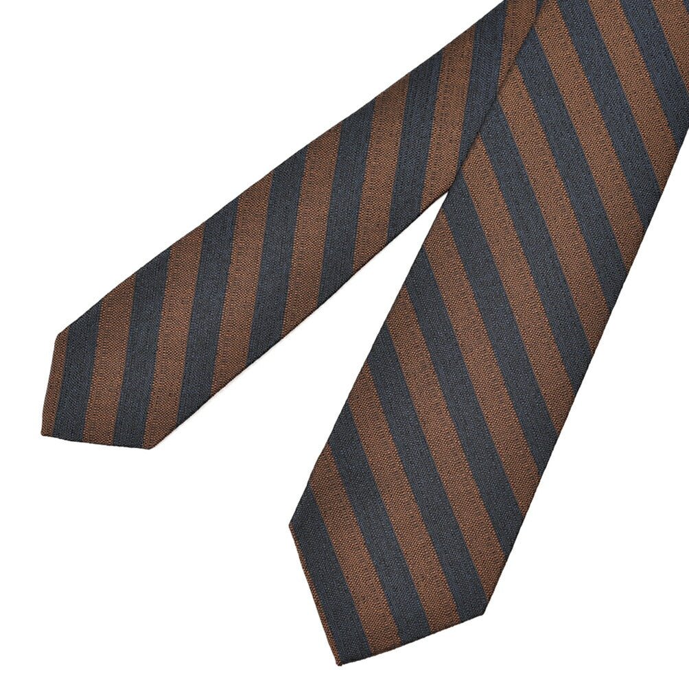 BARBA シルク100% レジメンタルネクタイ(セッテピエゲ)｜428434｜GUARDAROBA MILANO OFFICIAL STORE