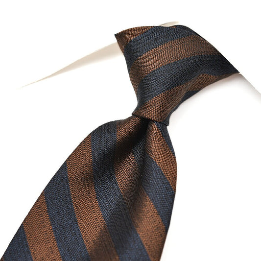 BARBA シルク100% レジメンタルネクタイ(セッテピエゲ)｜428434｜GUARDAROBA MILANO OFFICIAL STORE