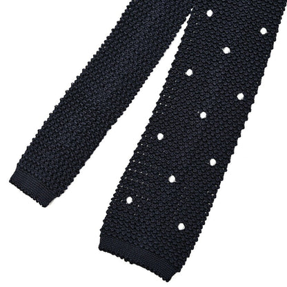 BARBA シルク100% ドット柄ネクタイ ニットタイ｜428529｜GUARDAROBA MILANO OFFICIAL STORE