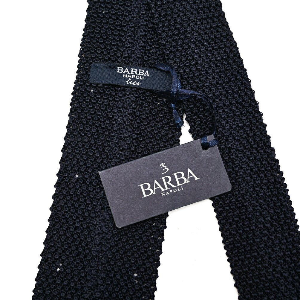 BARBA シルク100% ドット柄ネクタイ ニットタイ｜428529｜GUARDAROBA MILANO OFFICIAL STORE