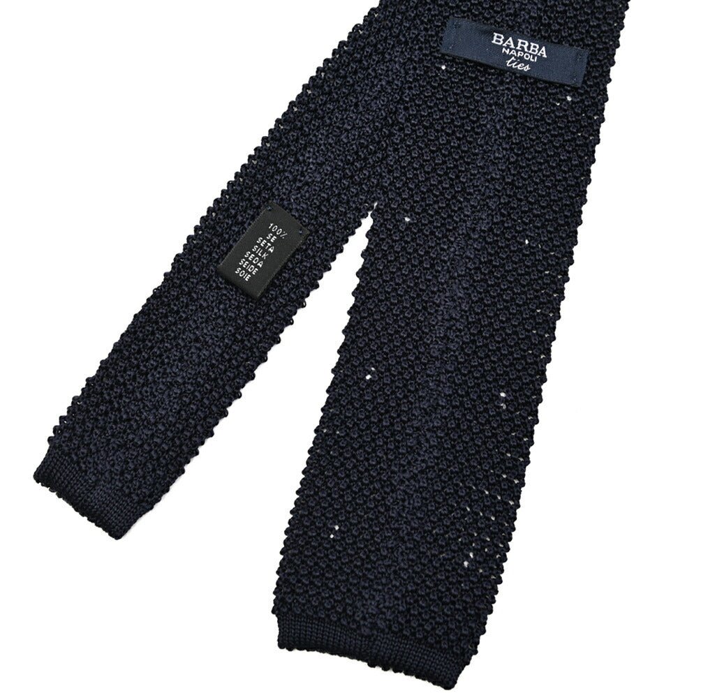BARBA シルク100% ドット柄ネクタイ ニットタイ｜428529｜GUARDAROBA MILANO OFFICIAL STORE
