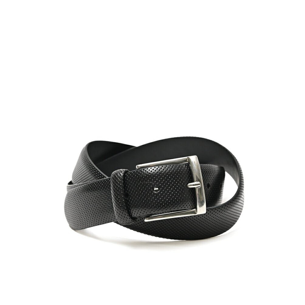 BARBA レザー100% スクエアバックルベルト｜435552-A-85｜GUARDAROBA MILANO OFFICIAL STORE