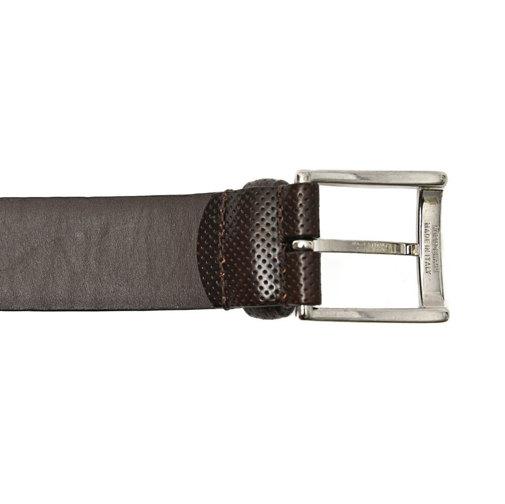 BARBA レザー100% スクエアバックルベルト｜435552-A-85｜GUARDAROBA MILANO OFFICIAL STORE